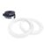 Fitwood ULPU MINI turnringen, wit – zwarte banden