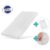 Kids Collective Kindermatras 60×120 / 80×180 cm met wasbare hoes wit met hoeslaken