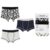 JACKY Boxer shorts 3-pack BOYS off / white zwart