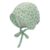 Sterntaler Bonnet hartjes groen