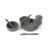 dantoy TINY BIO kinderservies cadeauset, grijs/groen