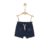 s. Olive r shorts Zweetblauwe melange