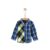 s. Olive r Shirt met blauwe ruit