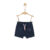 s. Olive r shorts Zweetblauwe melange