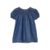s. Olive r Jurk blauw gestreept denim