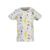 BLUE SEVEN Girls T-Shirt wit Regenboog