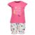 BLUE SEVEN Girls Set van 2 T-Shirt + Shorts Roze Original