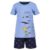 BLUE SEVEN Girls Set van 2 T-shirt + Shorts lichtblauw