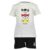 BLUE SEVEN Girls Set van 2 T-Shirt + Capri-broek wit