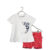 BLUE SEVEN Baby 2-delig setje tuniek + Shorts wit