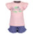 BLUE SEVEN Girls Set van 2 T-shirt + Shorts roze