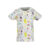 BLUE SEVEN Girls T-Shirt wit Regenboog