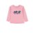 KANZ Girls Shirt met lange mouwen, lila zakje roos…
