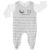 JACKY romperset WELCOME grijs-melange / wit