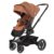Hartan Kinderwagen Vip GTX Bellybutton terra (923) Framekleur zwart